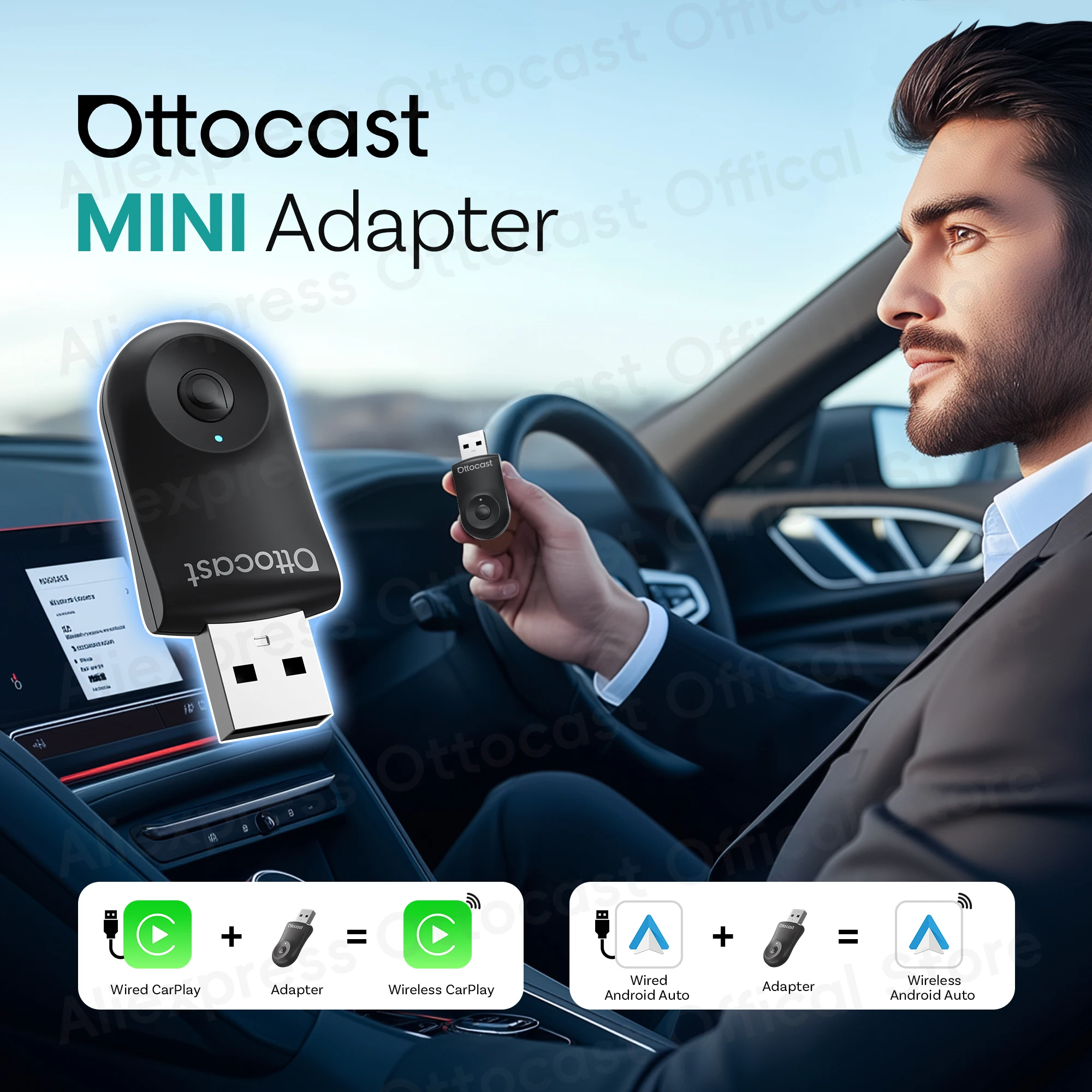 Phone Accessories And Electronics - 2026 New OTTOCAST MINI Wireless Android