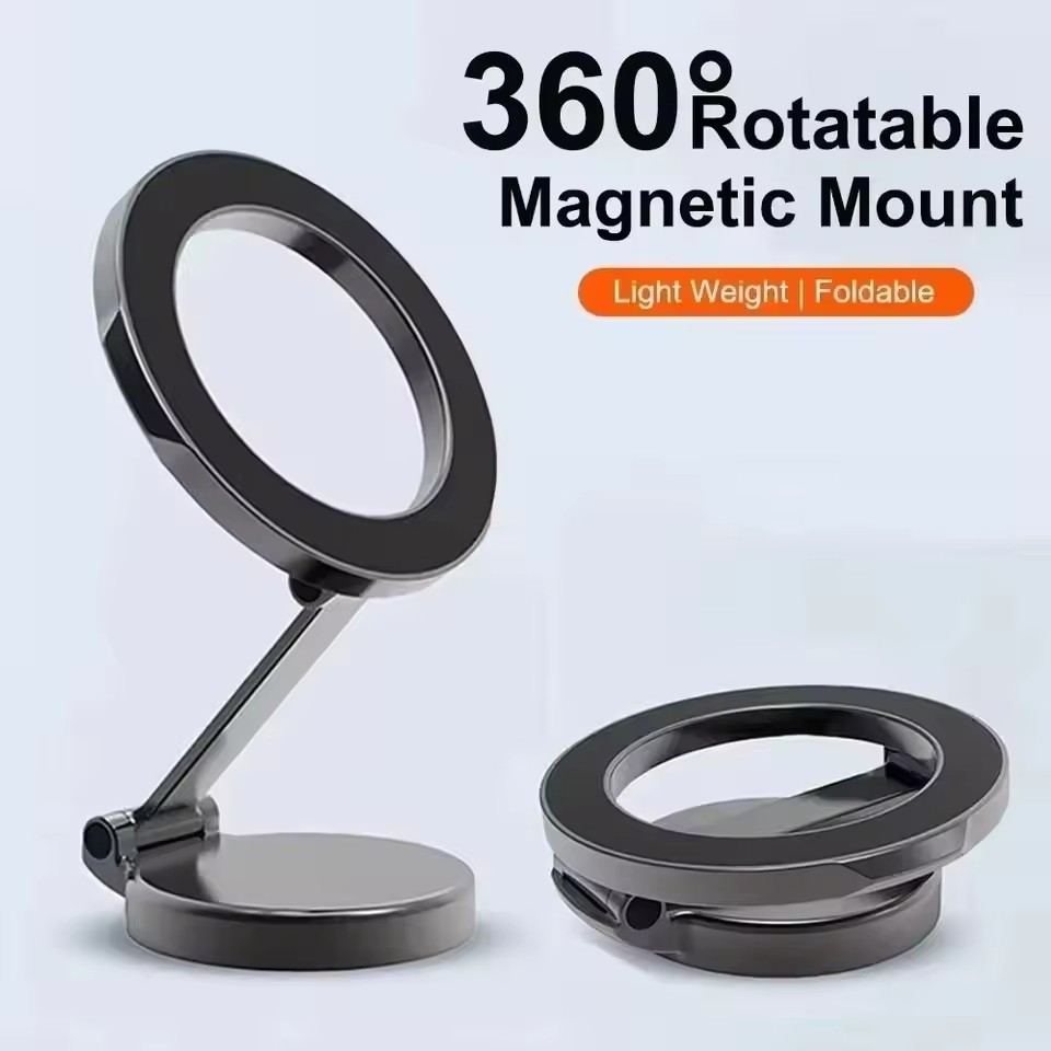 Phone Accessories Holder Car - Foldable Magnetic Car Mobile Phone Holder