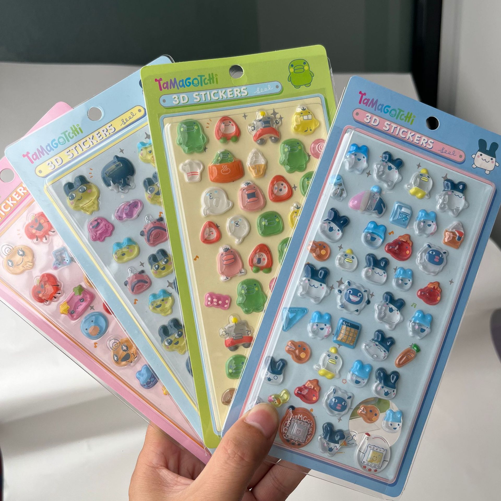 Phone Accessories And Electronics - Cute Tamagotchi 3D Puffy Stickers Retro