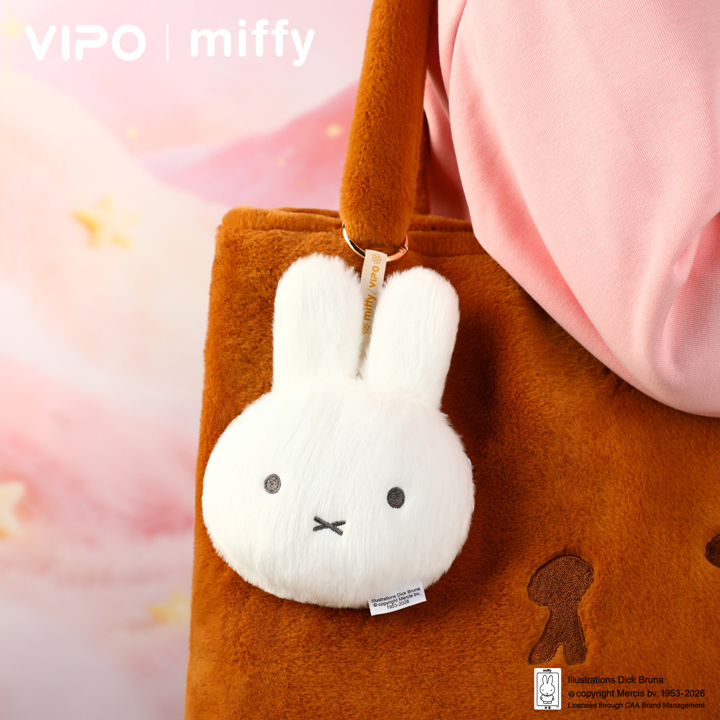 Vipo Miffy Cute Rabbit Coin Pu - Airtag Holder Case recension och pris