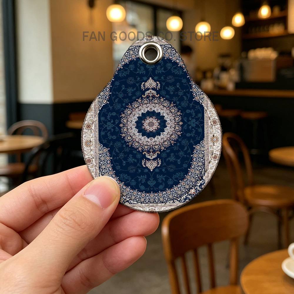Persian Rug Carpet PU Leather  - Airtag Holder Case recension och pris