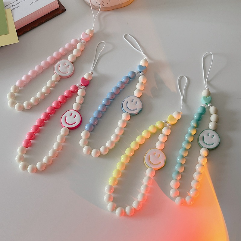 Smiley face beaded bracelet la - Phone Accessories And Electronics recension och pris