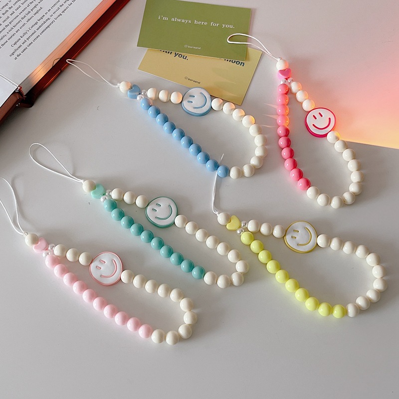 Smiley face beaded bracelet la - Phone Accessories And Electronics recension och pris