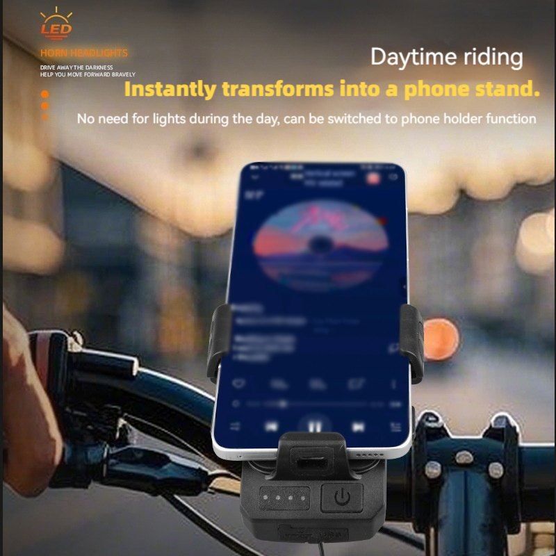 Bicycle Front Light with Horn  - Phone Zone Accessories & Repair Photos recension och pris