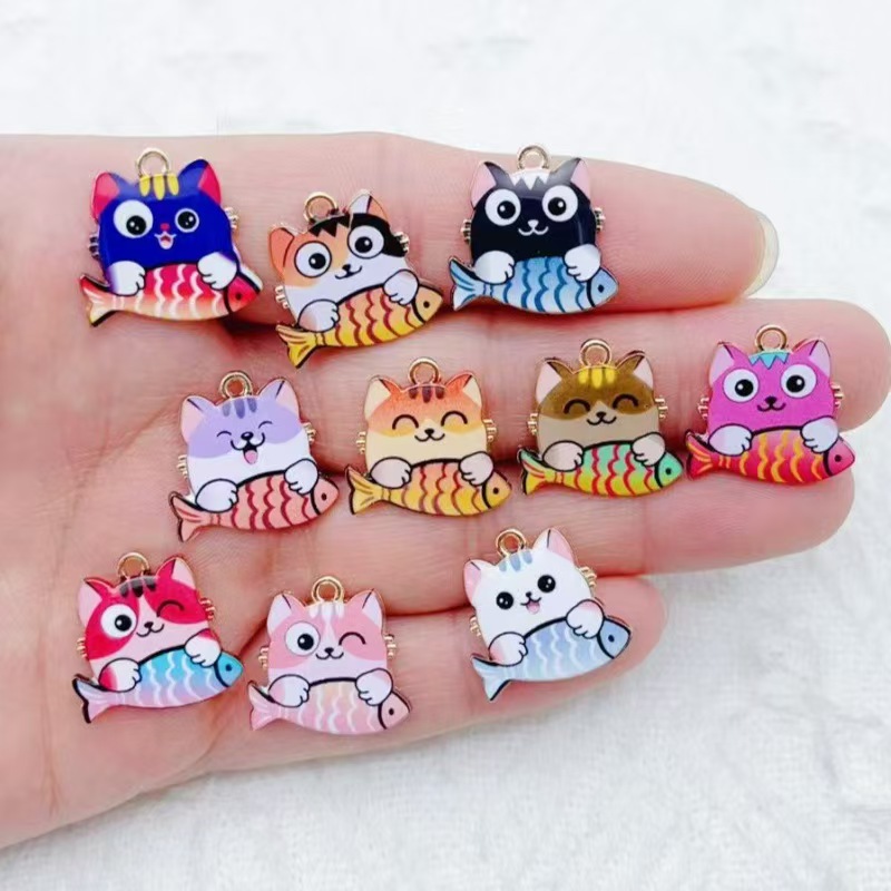 10pcs cross-border cartoon cut - Phone Accessory recension och pris