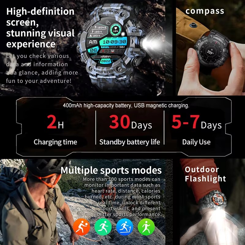 2026 Smart Watch Sport Outdoor - Phone Zone Accessories & Repair Photos recension och pris