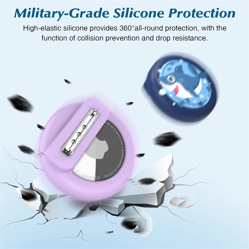 Hidden Silicone Safety Pin Hol - Airtag Holder Case recension och pris