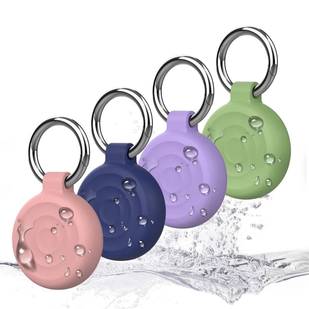 Silicone Protective Case Keych - Airtag Holder Case recension och pris