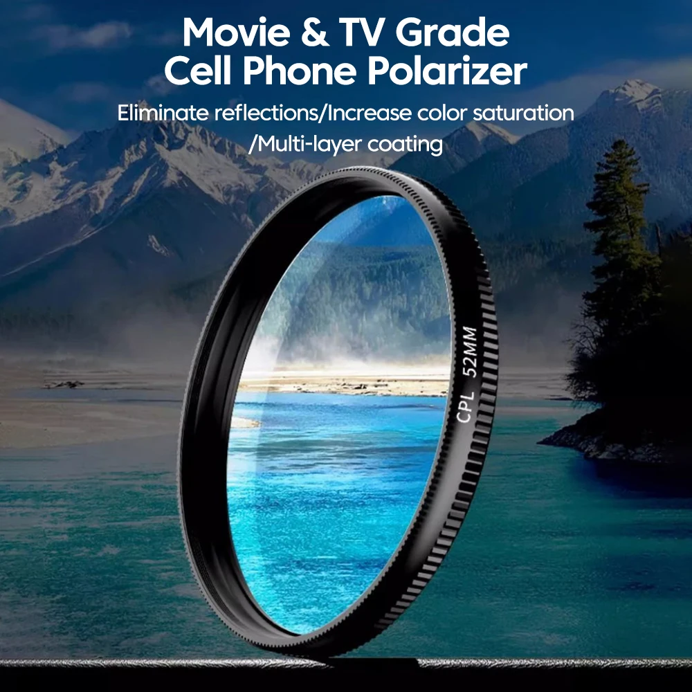 New 52mm CPL Mobile Phone Lens - Phone Accessories And Electronics recension och pris