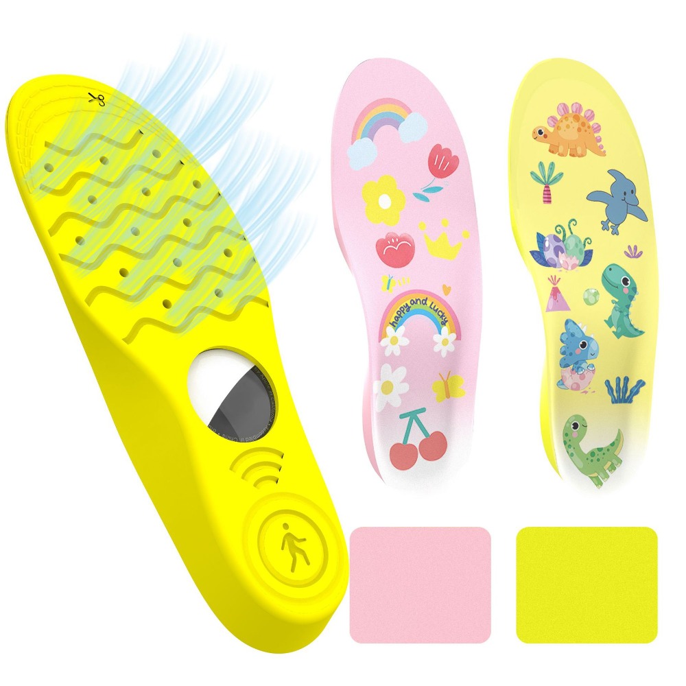 1Pair PU Shoe Insoles 135-230m - Airtag Holder Case recension och pris